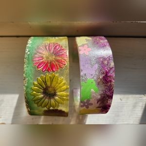 Handmade Easter/Spring bracelets (two for one deal)